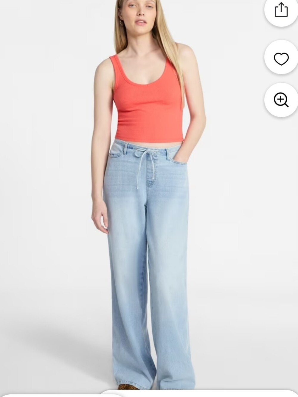 No Boundaries Light Blue Wide-Leg Jeans